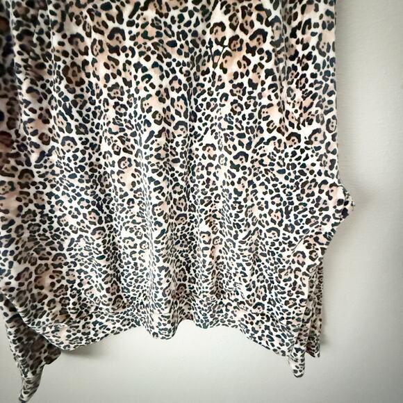 VICTORIA'S SECRET | Velour Velvet Sweatshirt Animal Print Pullover Leopard | XL - Picture 3 of 6